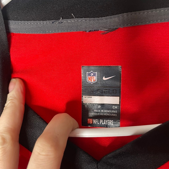 Nike NFL Atlanta Falcons Matt Ryan Super Bowl LI Jersey Women's Small Red - Picture 5 of 8